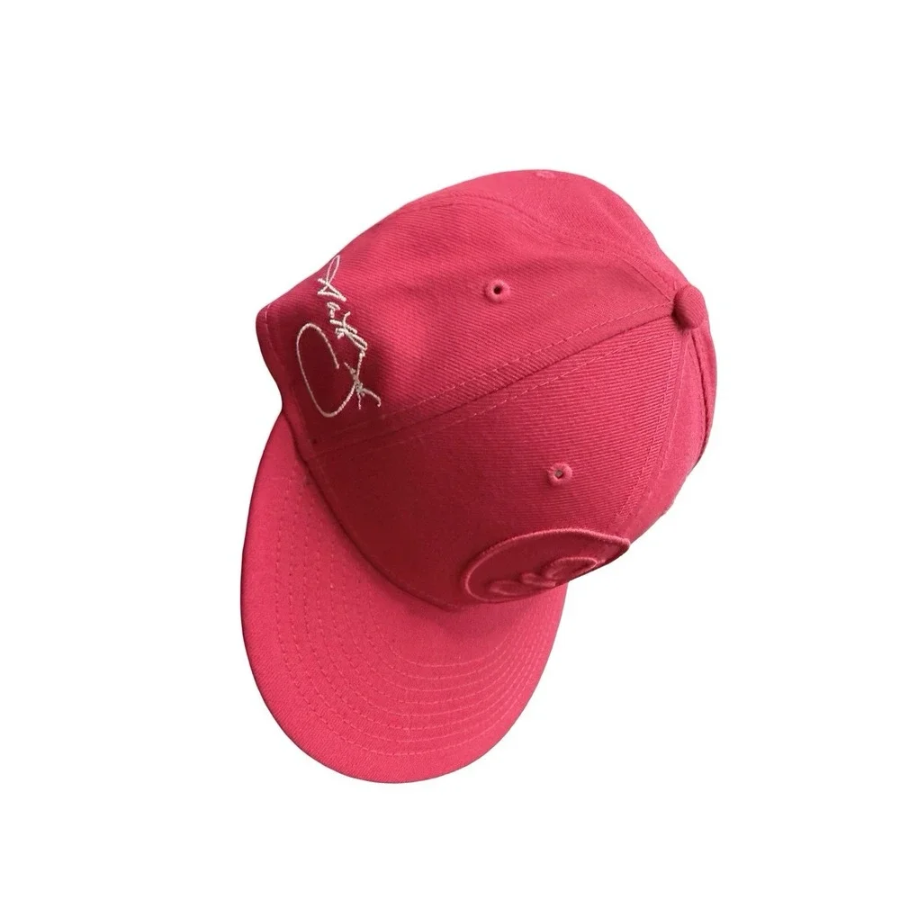 Garth Brooks G Logo Hat Cap Snap Back Mens Pink New‎ Era 9FIFTY Embroidered